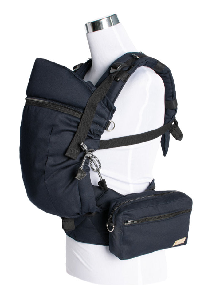 Monkey Mum® Multifunctionele heuptas voor draagzak Carrie - Zilverdonker