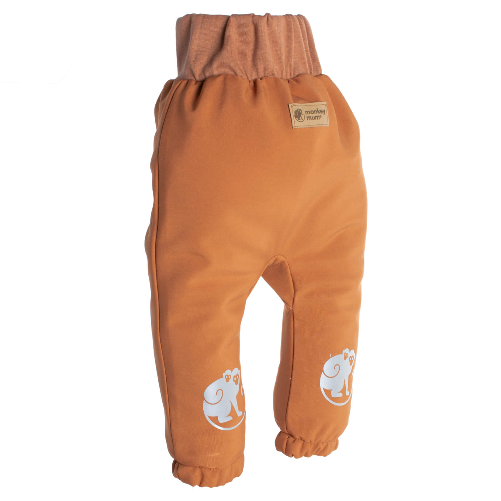 Kinder-softshellbroek met membraan Monkey Mum® - Herfstbladeren