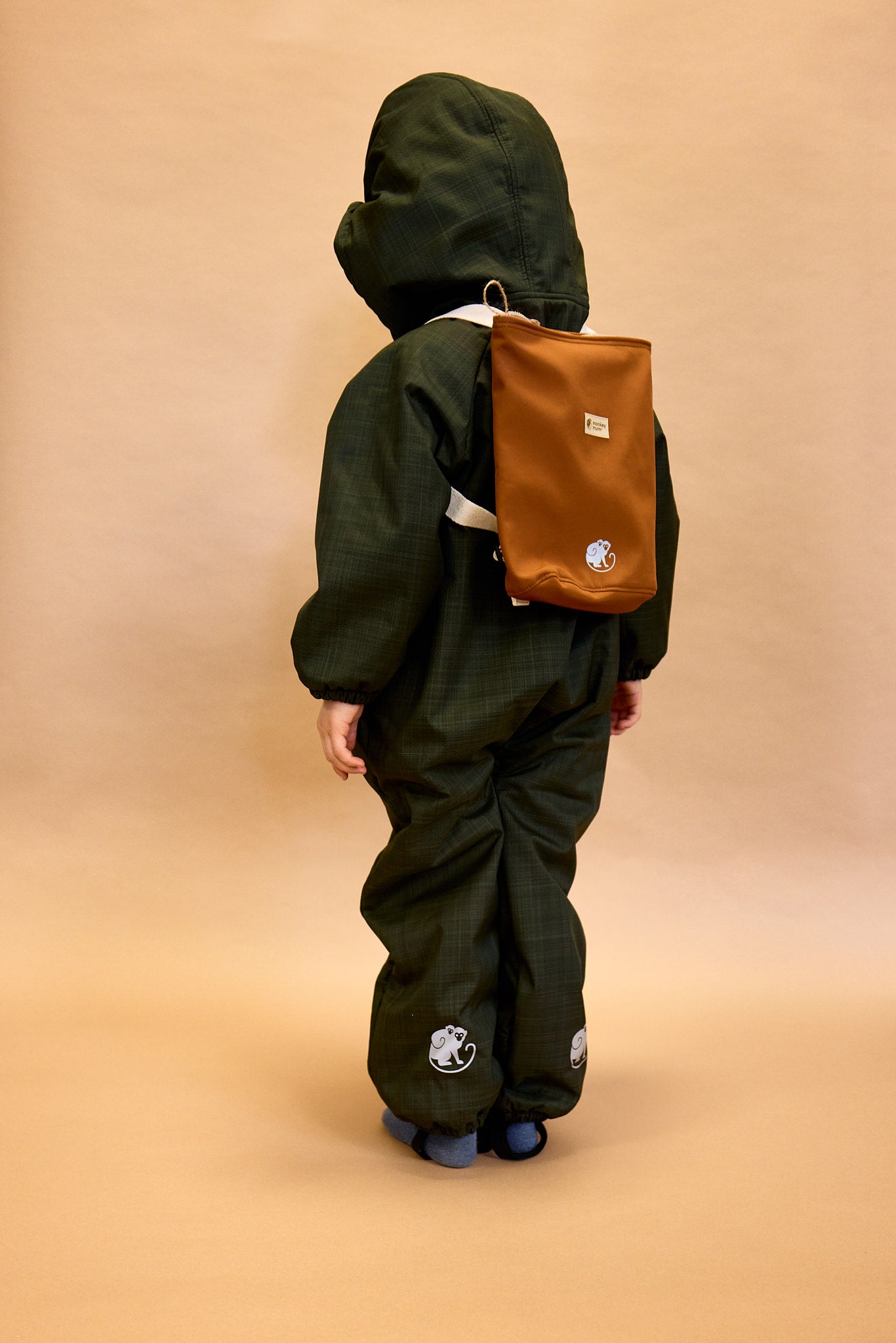 Kindersoftshell-rugzak Monkey Mum® - Dinosaurusreis