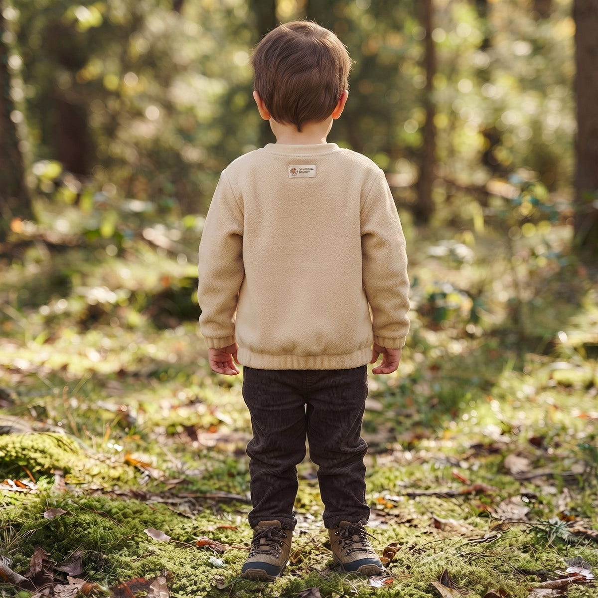 Sweat en polaire à enfiler Monkey Mum® - Beige