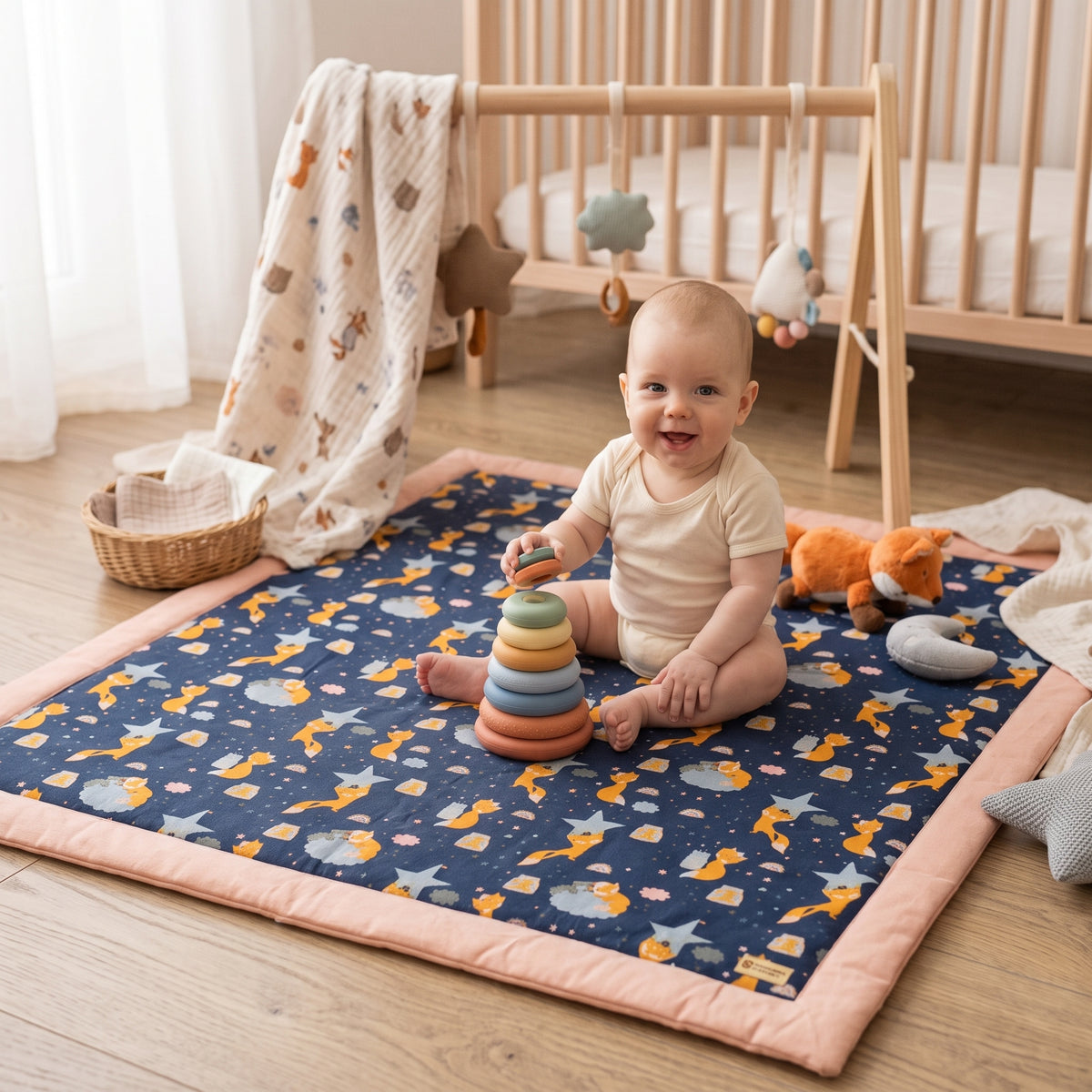 Speelkleed Monkey Mum® - Sterrendiertjes