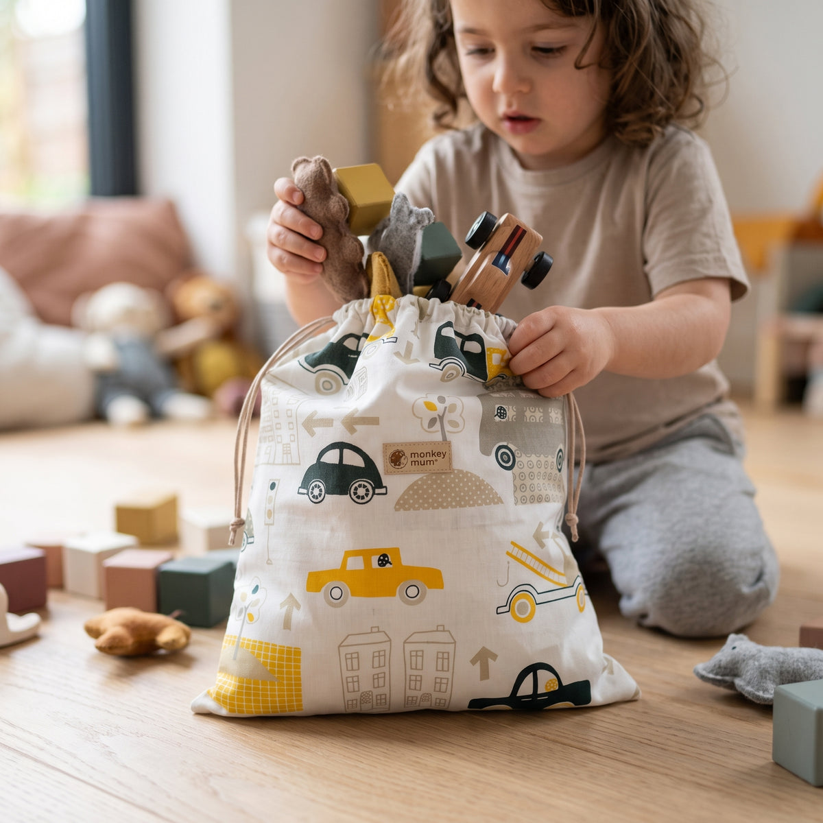 Sac en tissu Monkey Mum® - Transports urbains
