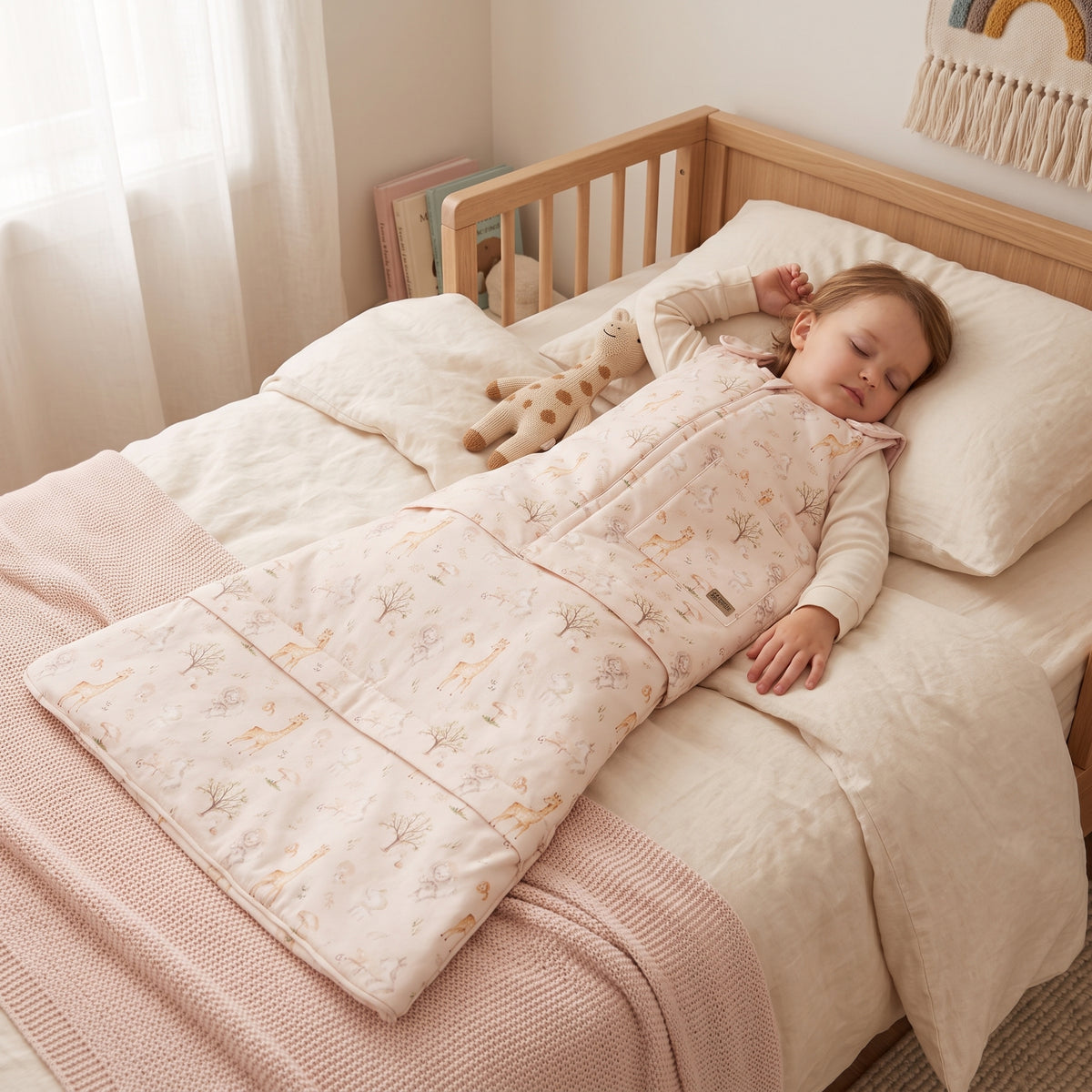 Sac de couchage évolutif d’hiver Monkey Mum® 0 - 4 ans - lot - Printemps avec des petits animaux