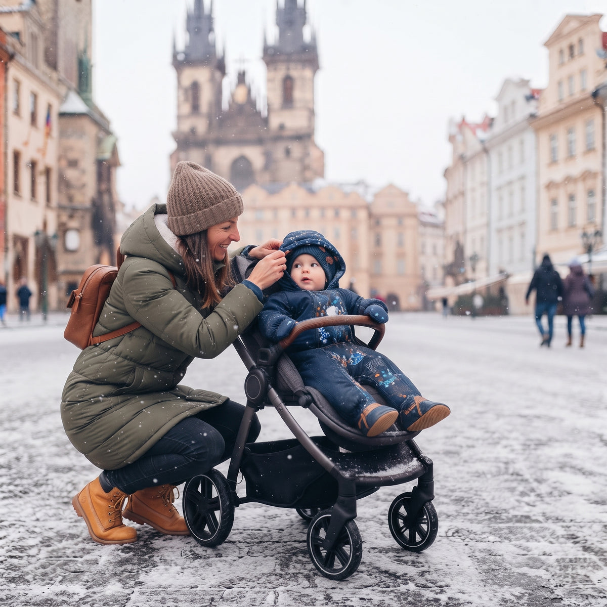 Monkey Mum® Kinder winter-softshelloverall met teddyvoering - Sprookjesachtig bedtijdverhaaltje met beer - maat 62/68, 74/80