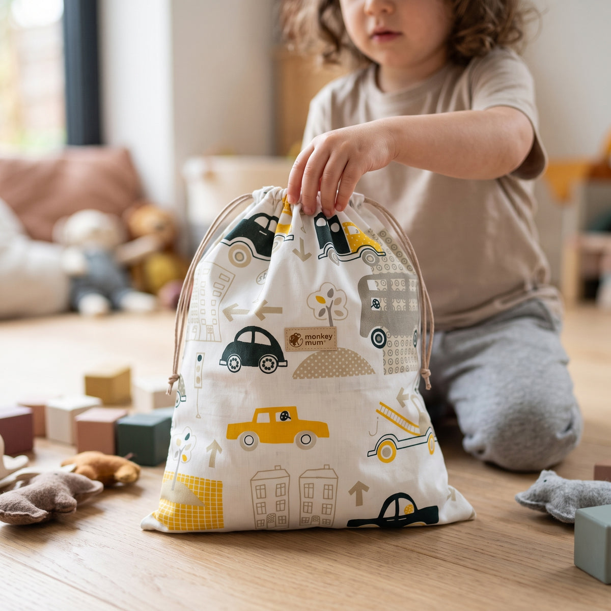 Sac en tissu Monkey Mum® - Transports urbains