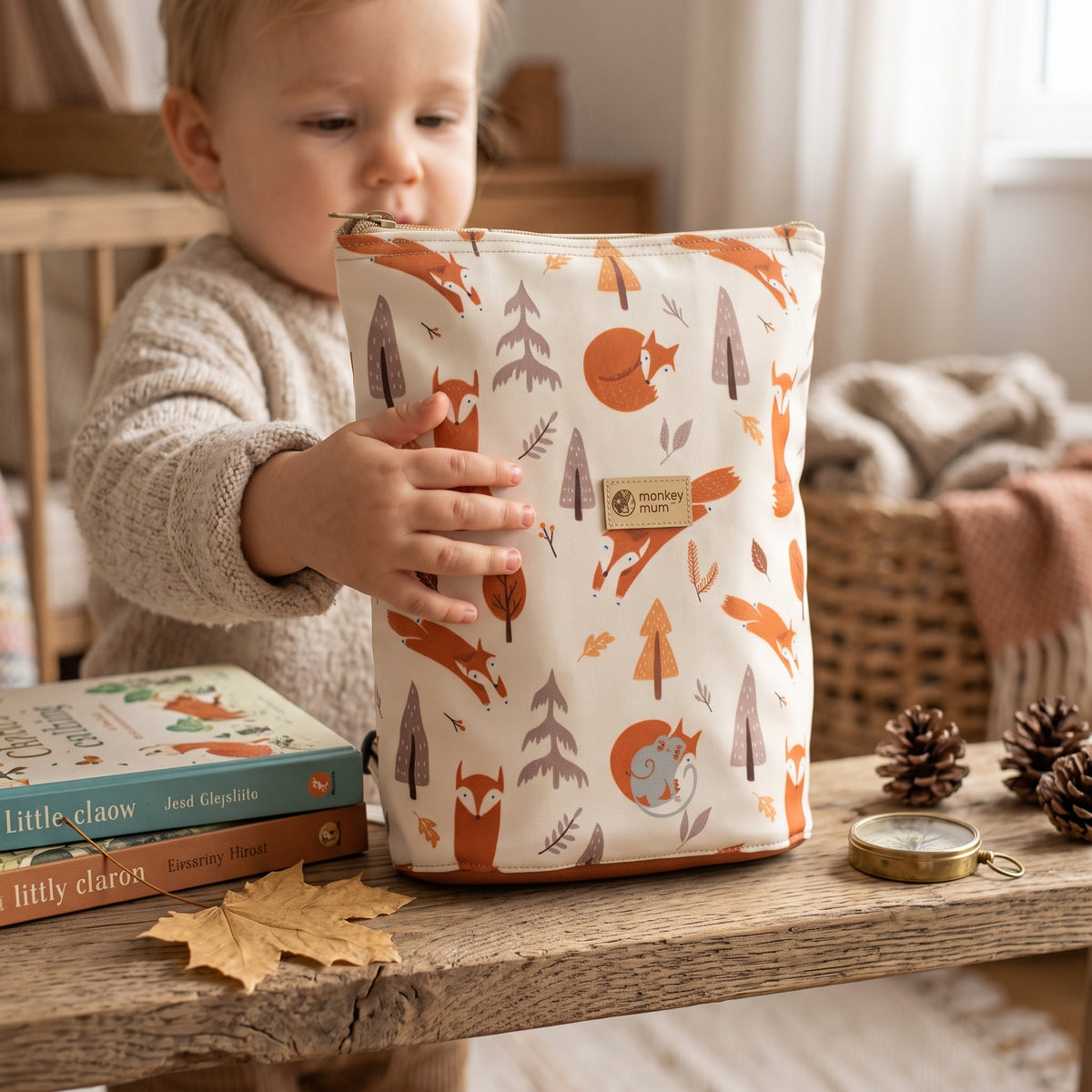 Petit sac à dos softshell pour enfant Monkey Mum® - Jeux de renard