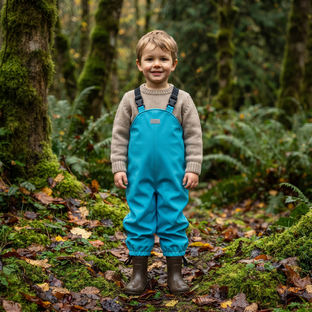 Monkey Mum® Pantalon salopette softshell avec membrane - Joyeux lézard