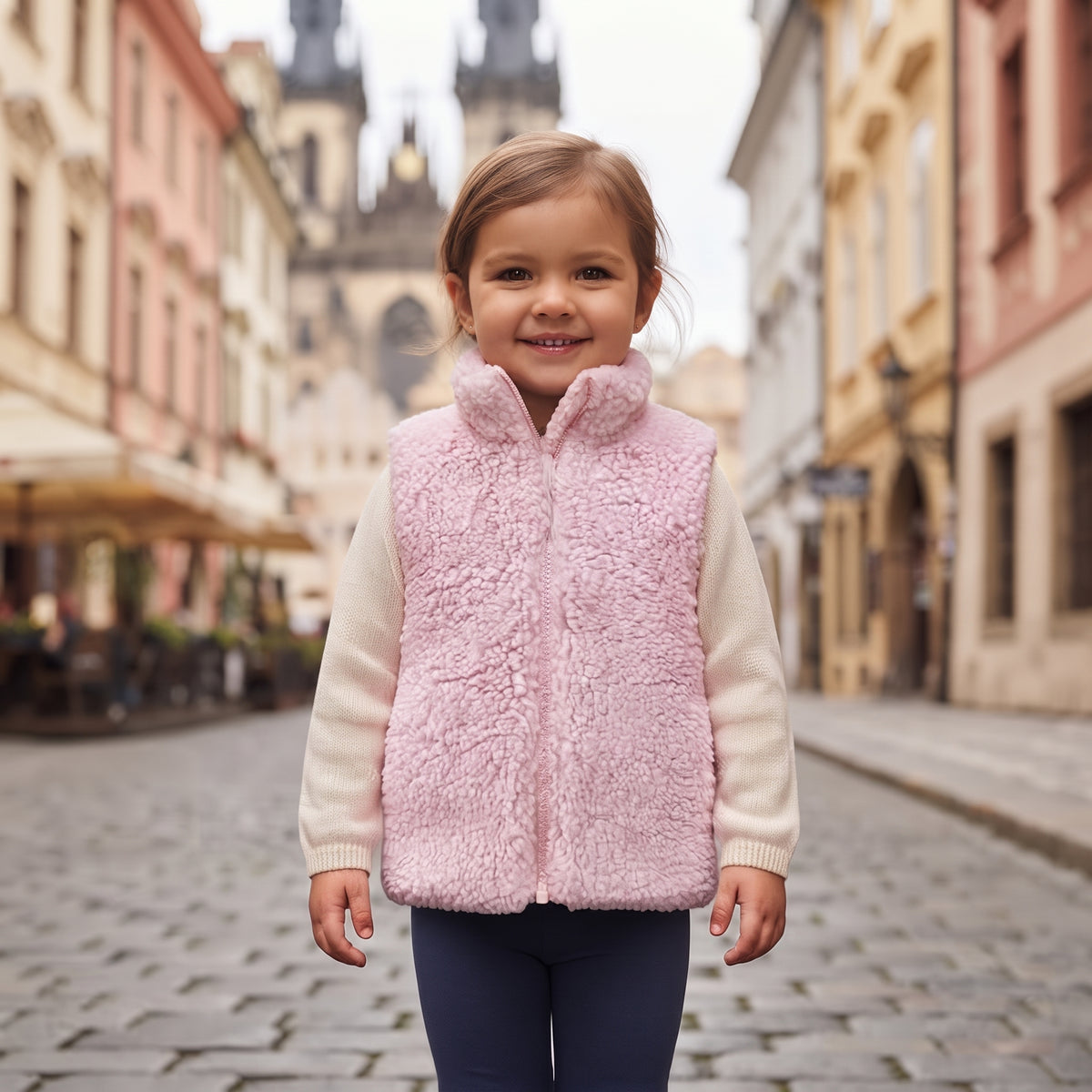 Teddyvest Monkey Mum®  - Roze