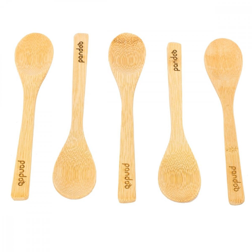 Bamboe lepel, 5 stuks