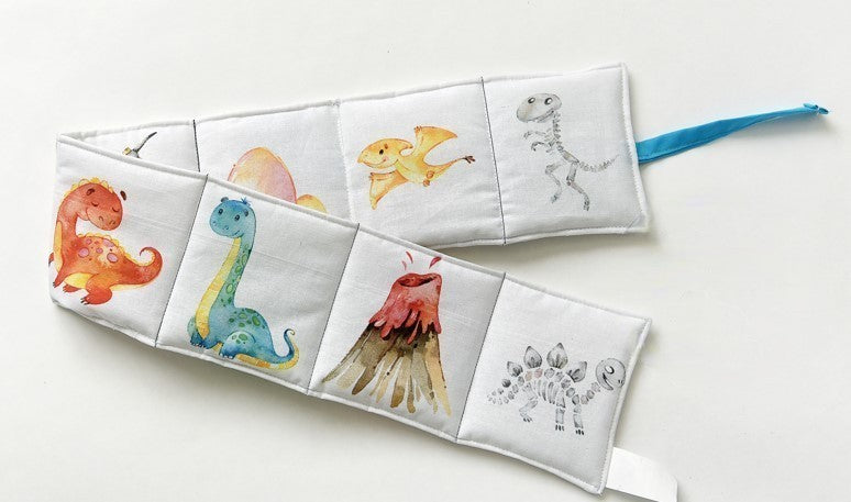 MyMoo Leporello van textiel - Een reis naar de prehistorie