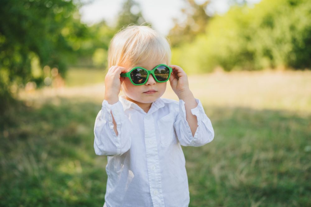 Kinderzonnebril Monkey Mum® - Panda-oogopslag - meerdere kleuren