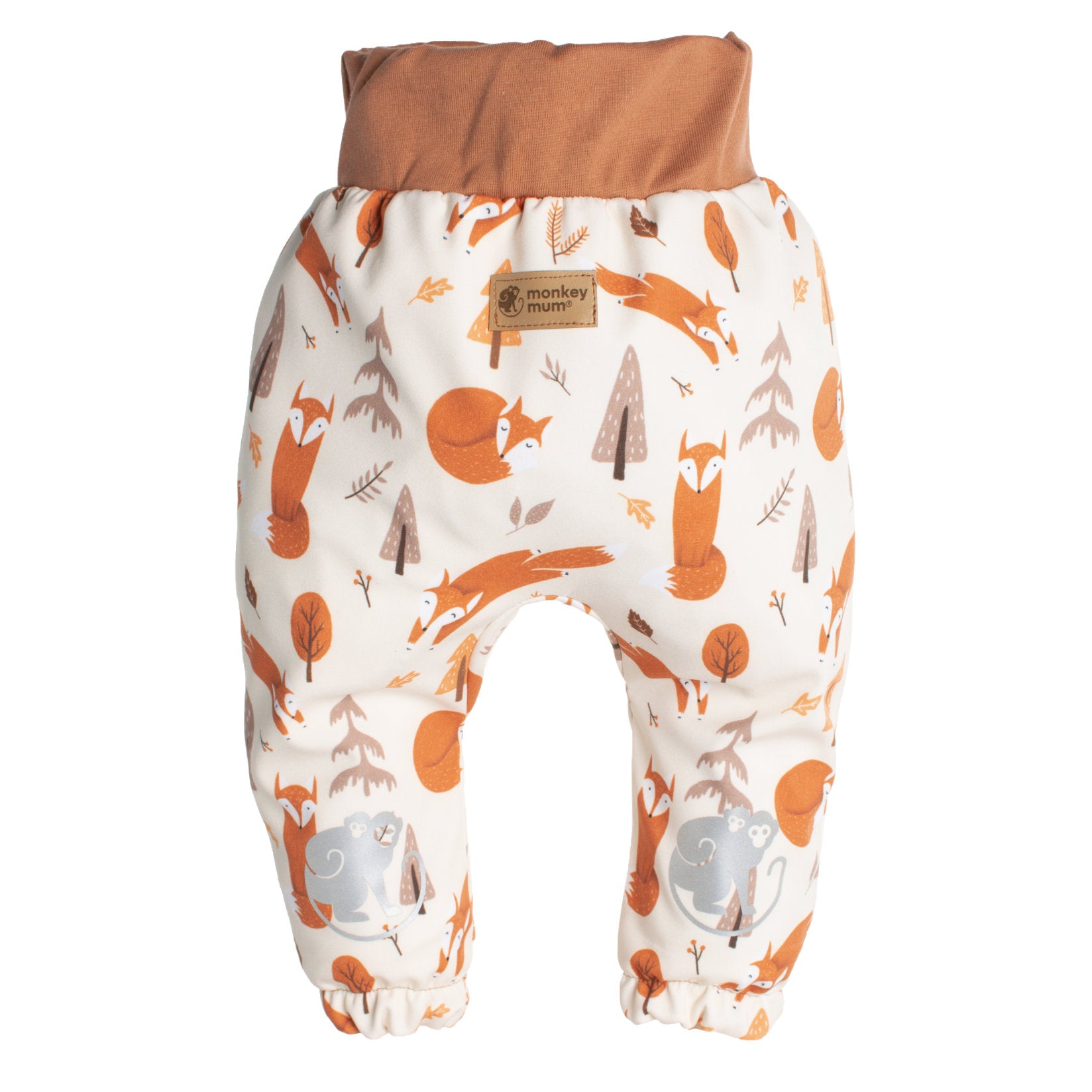 Pantalon enfant softshell avec membrane Monkey Mum® - Jeux de renard