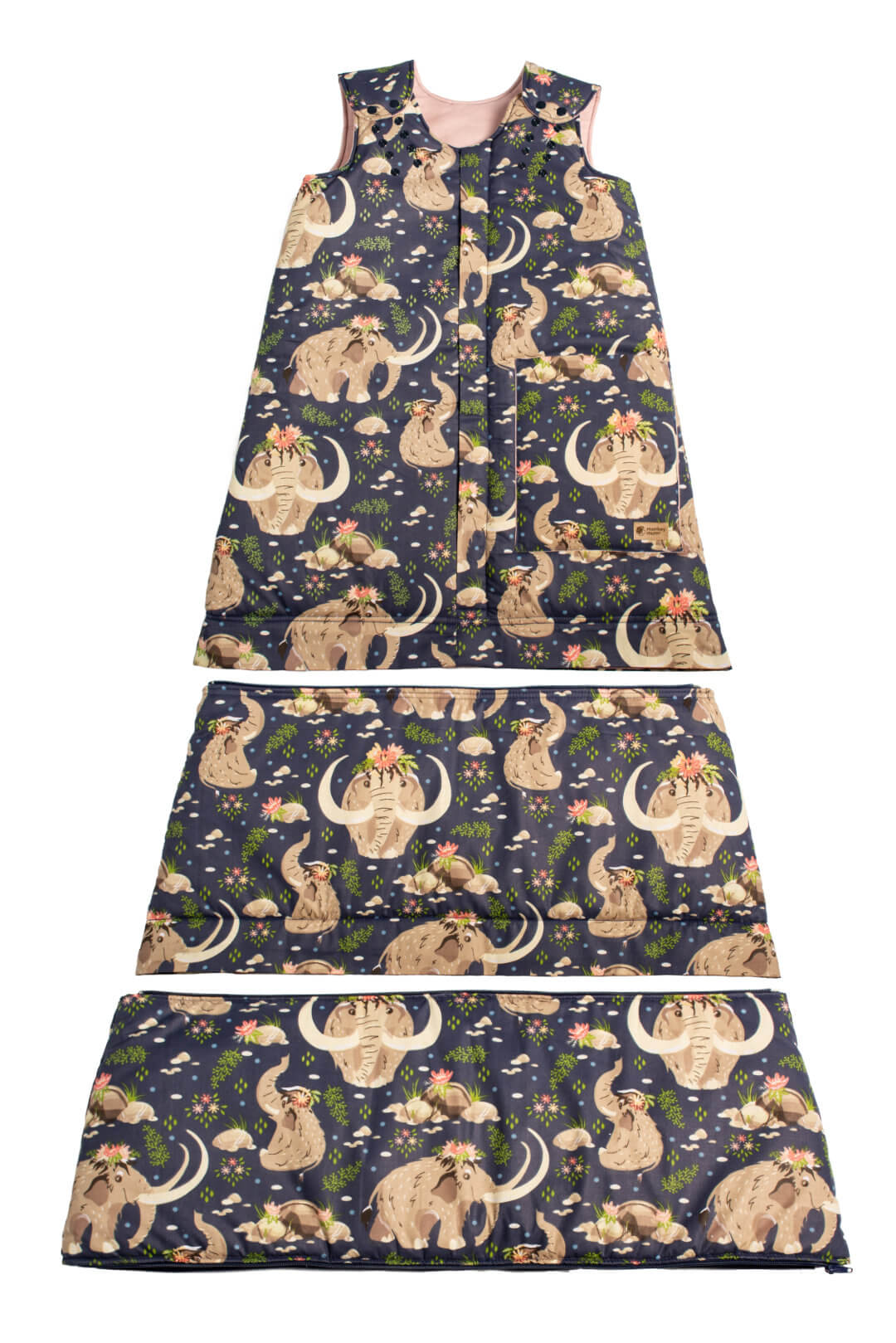 Sac de couchage évolutif d’hiver Monkey Mum® 0 - 4 ans - lot - Princesse mammouth