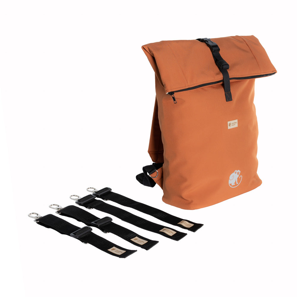 Monkey Mum® Geïntegreerde softshell-rugzak voor draagzak Carrie - Herfstbladeren
