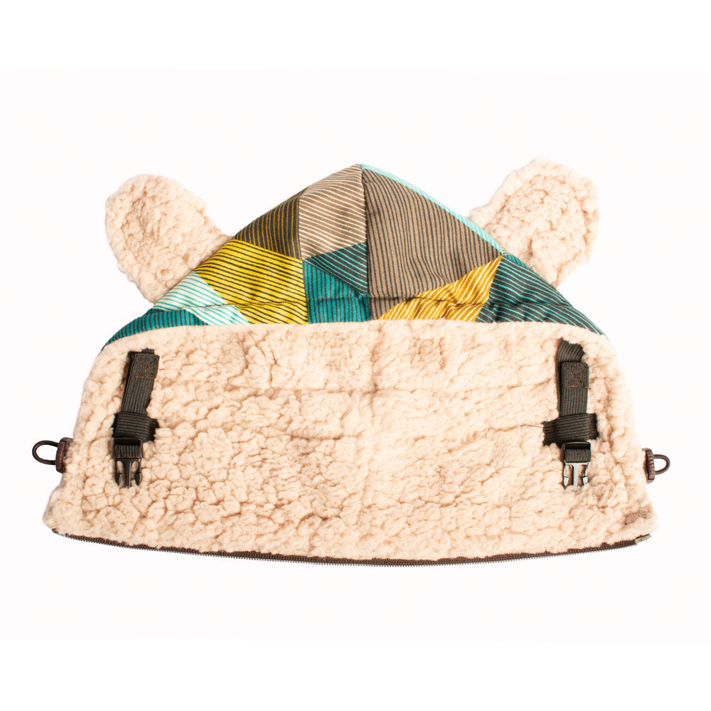 Monkey Mum® Capuche chaude pour porte-bébé Carrie - Charme géométrique