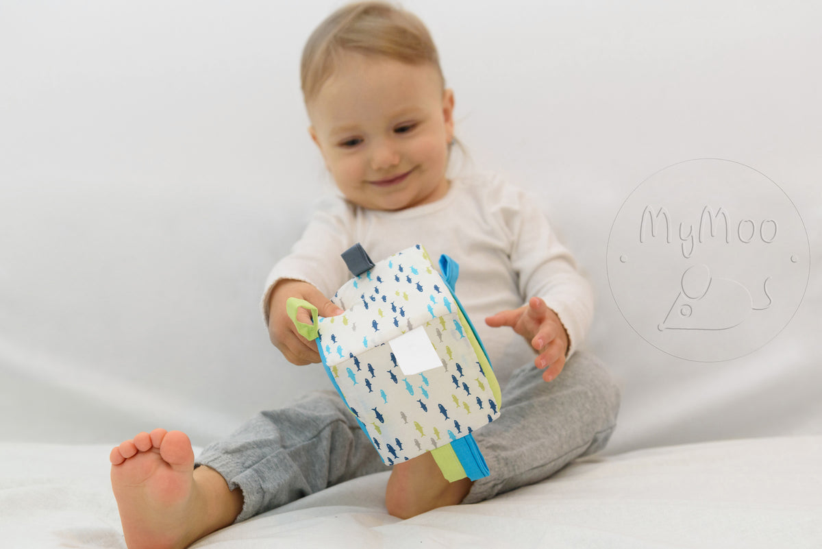 MyMoo Cube de préhension Busy cube - Petits poissons