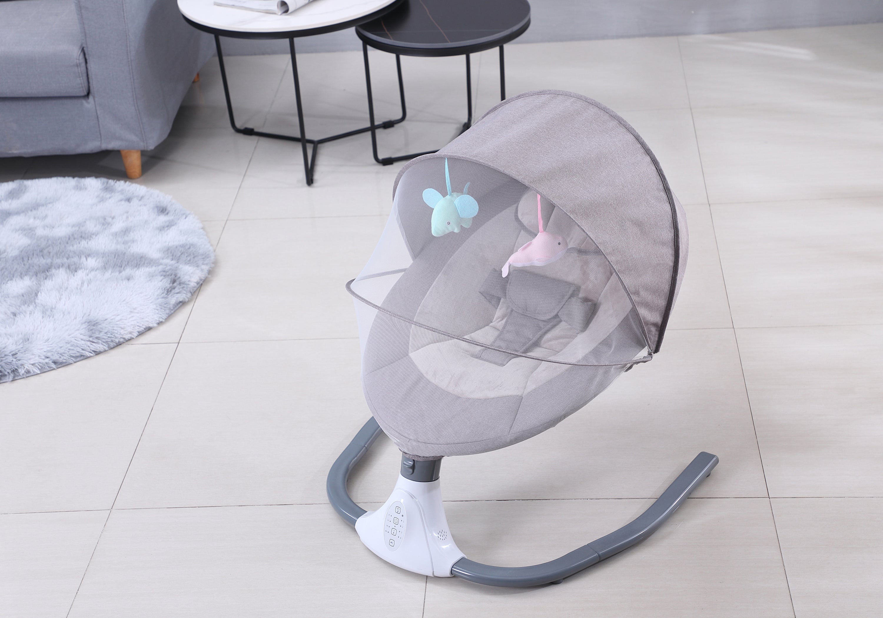 Balancelle électrique horizontale pour bébé