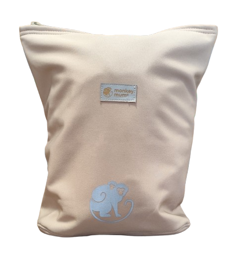 Kinder softshell rugzak Monkey Mum®  - Beige