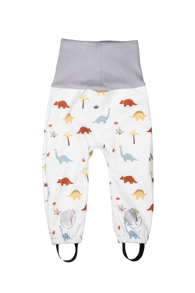 Pantalon softshell évolutif pour enfant avec membrane Monkey Mum® - Histoire de dinosaures