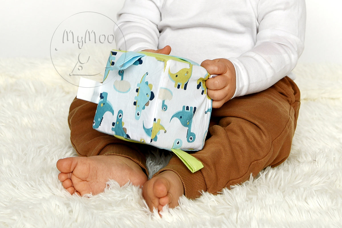 MyMoo Cube de préhension Busy cube - Dinosaures