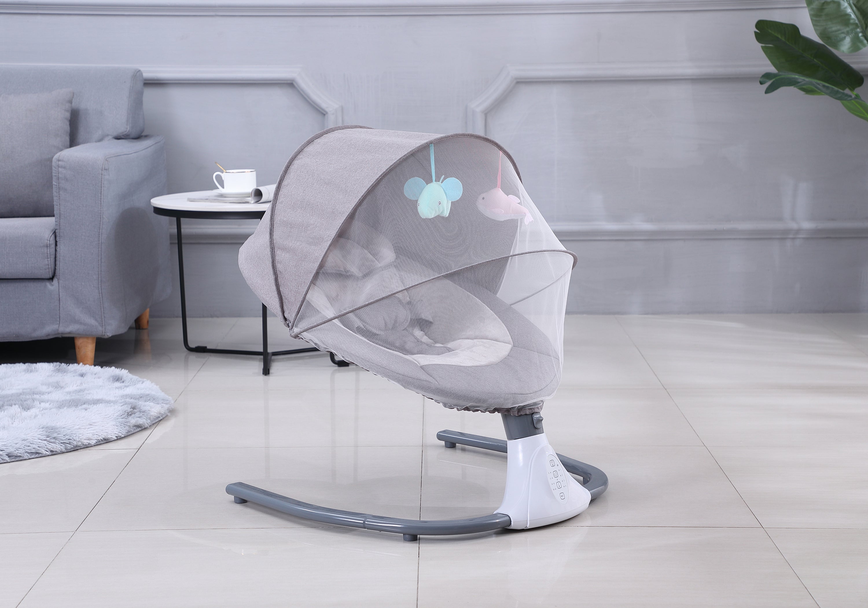 Balancelle électrique horizontale pour bébé