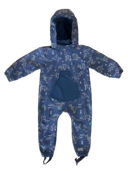 Monkey Mum® Combinaison softshell avec membrane – Constellation de dinosaures - taille 86/92