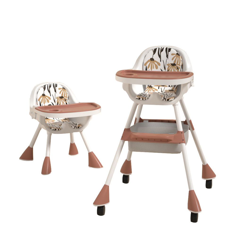 Kinder kinderstoel 2v1 Simple - Coffee Red - uitgepakt
