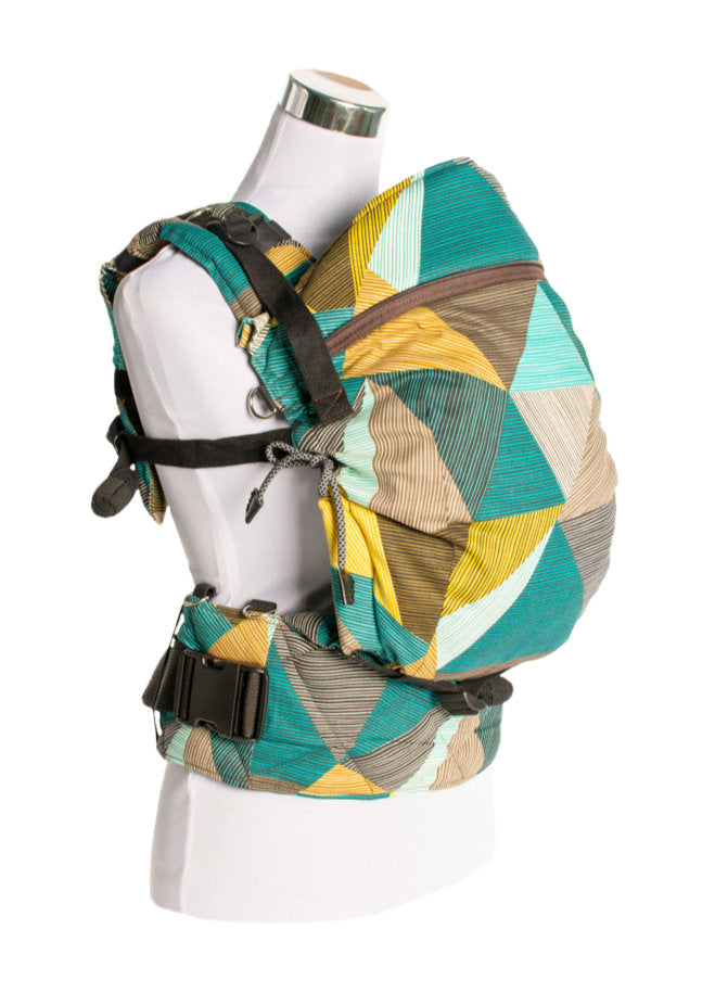 Monkey Mum® Ergonomische meegroei-draagzak Carrie - Betoverende geometrie