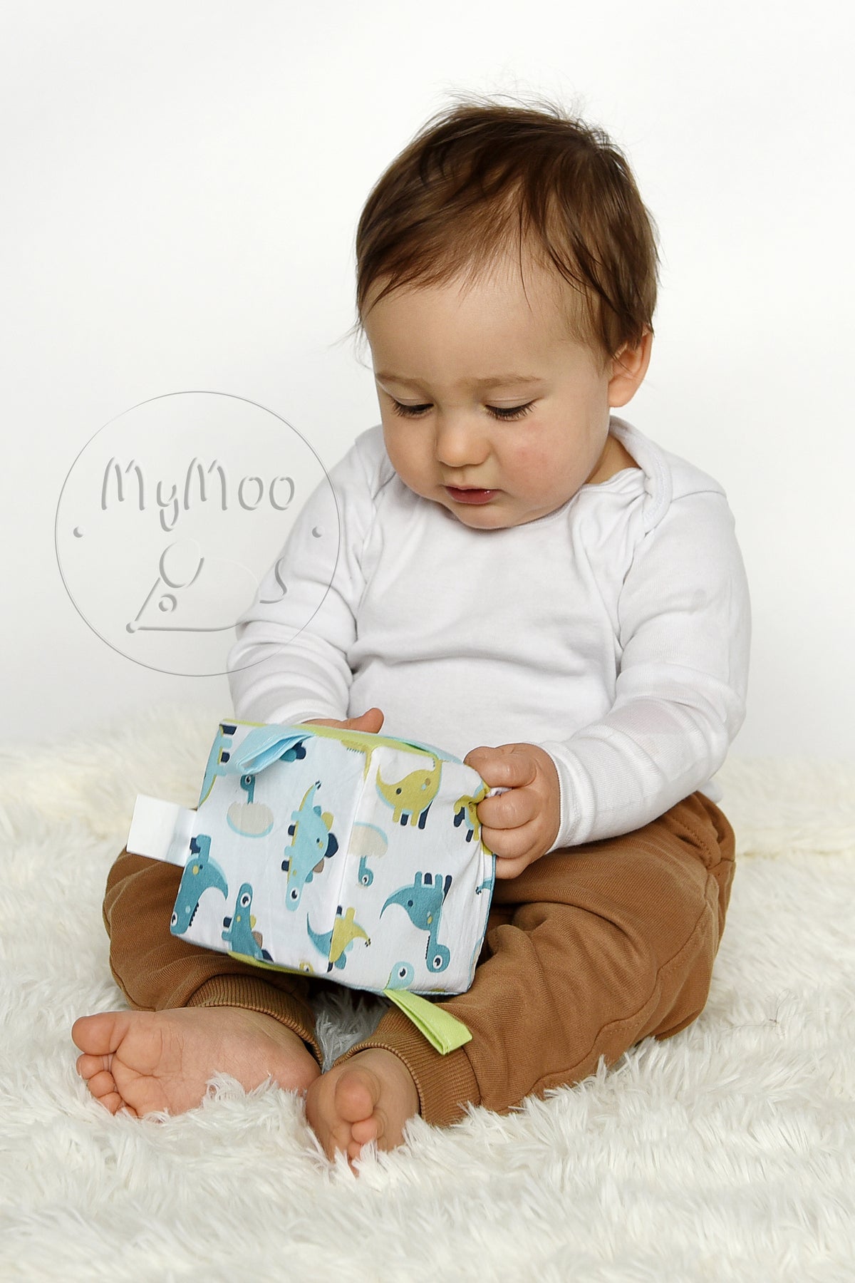 MyMoo Cube de préhension Busy cube - Dinosaures