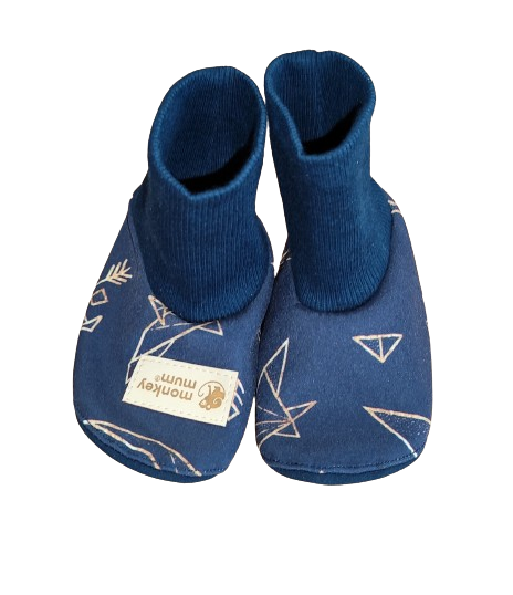 Monkey Mum® Chaussons softshell avec membrane - Constellation des dinosaures