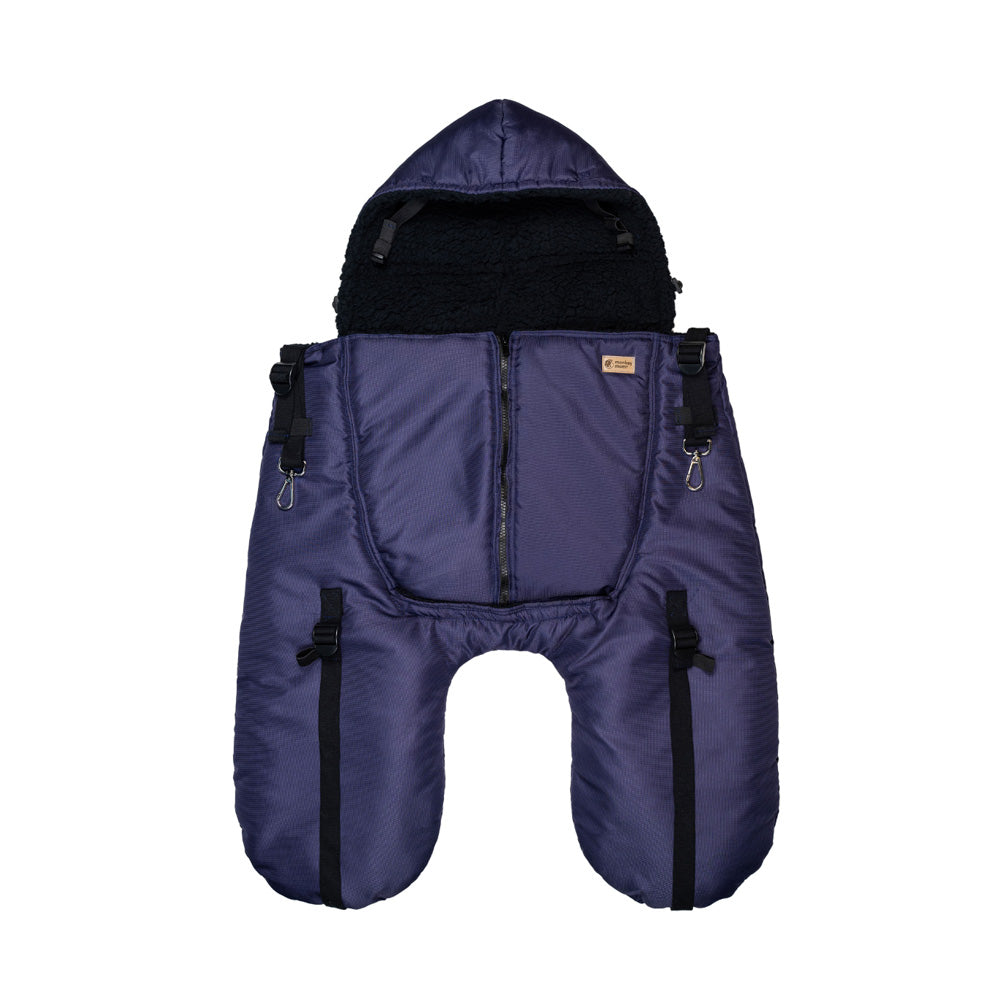 Monkey Mum® Verwarmende tas van raschelmateriaal met teddyfleece voor draagzak of kinderwagen Carrie - Kevertje