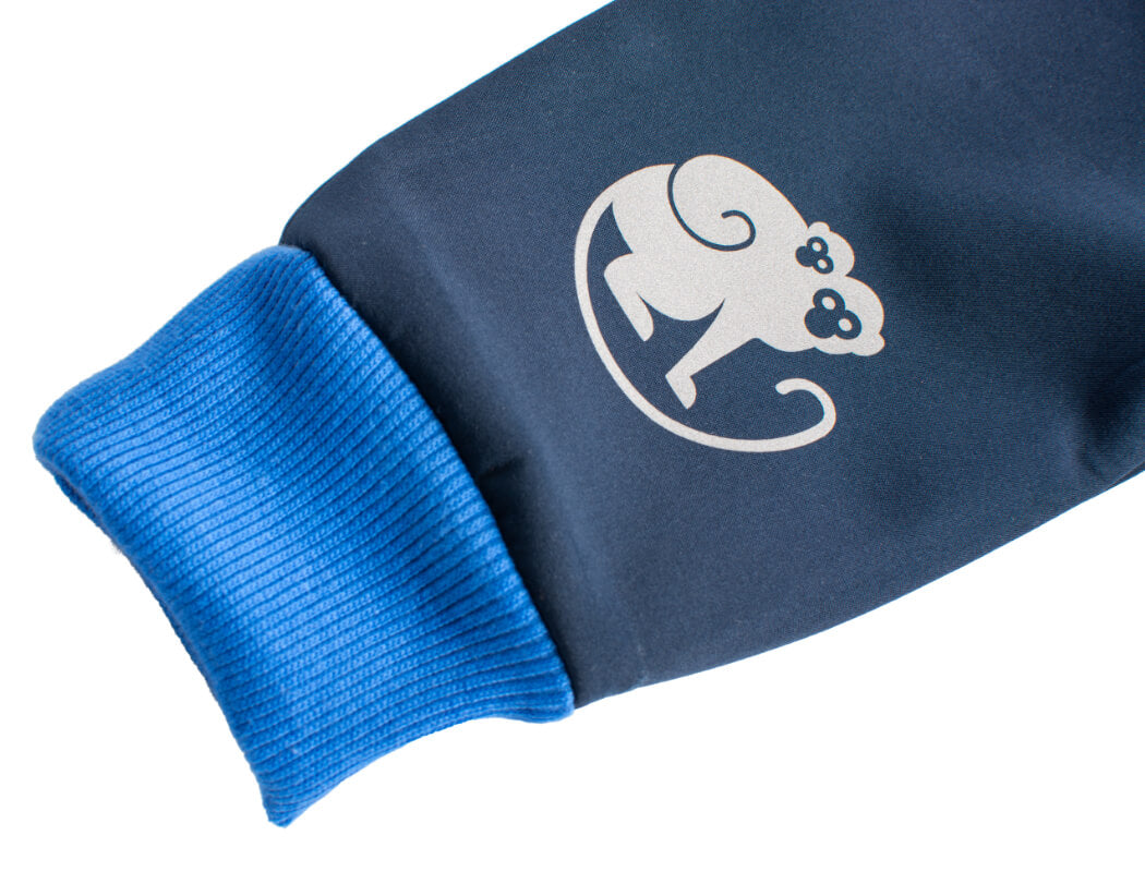 Pantalon enfant softshell avec membrane Monkey Mum® - Ciel nocturne