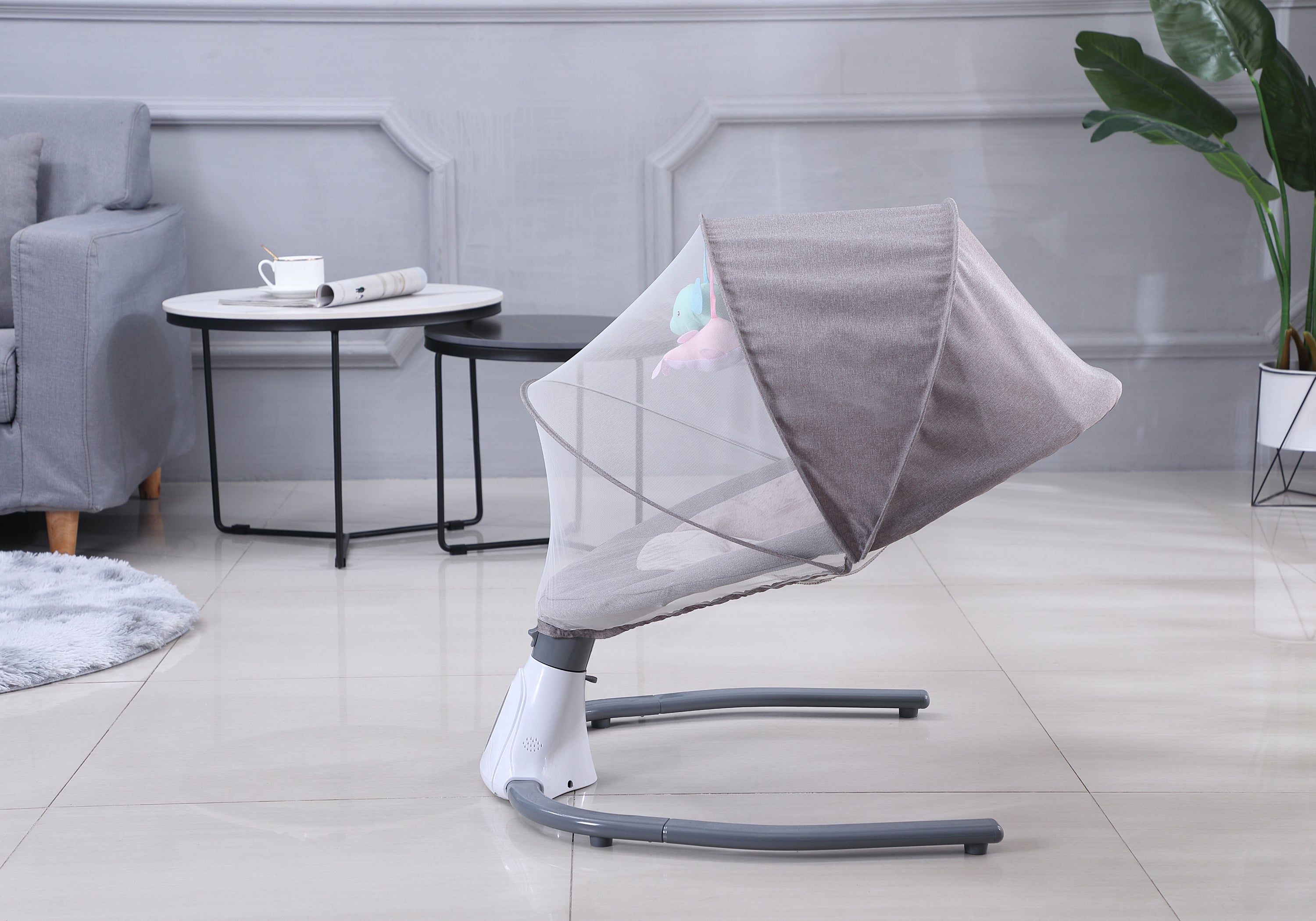 Balancelle électrique horizontale pour bébé