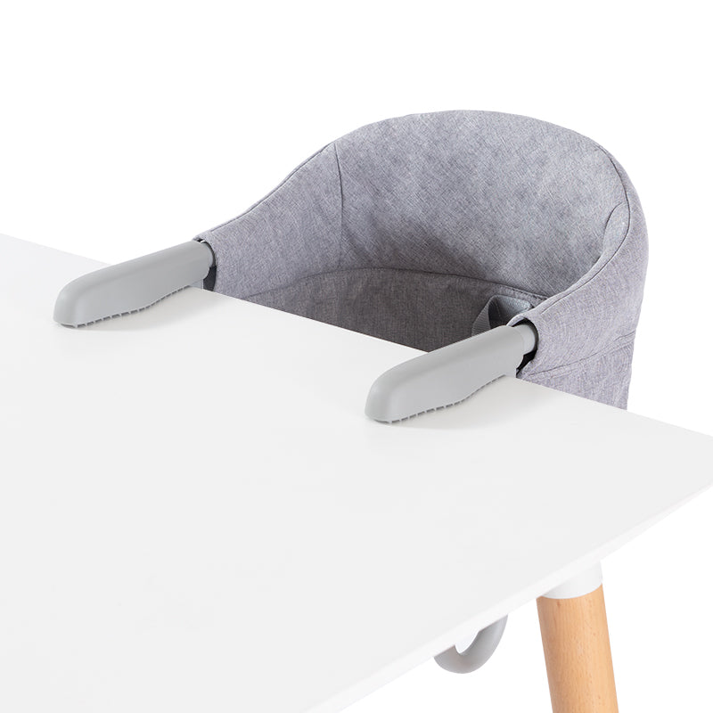 Chaise haute de voyage Monkey Mum® - grise - déballée