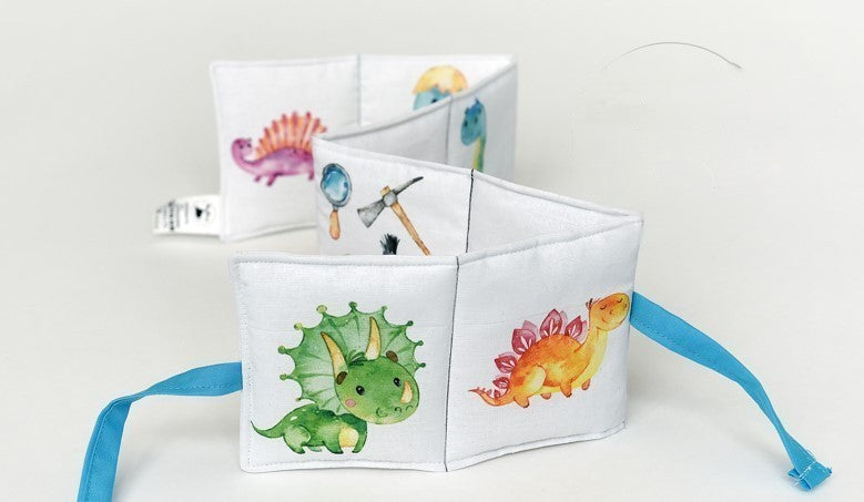 MyMoo Leporello van textiel - Een reis naar de prehistorie