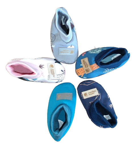 Monkey Mum® Chaussons softshell avec membrane - Joyeux lézard